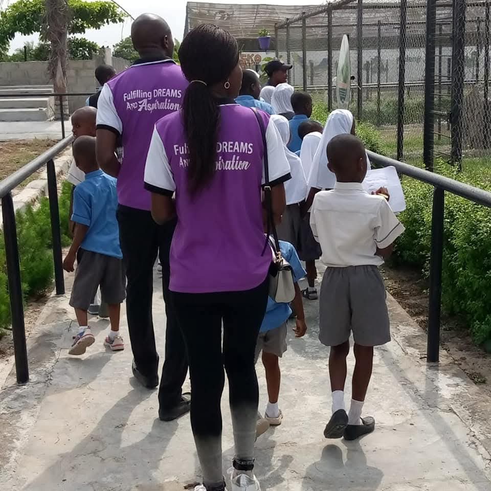 Students at REAL LIGHT SCHOOLS